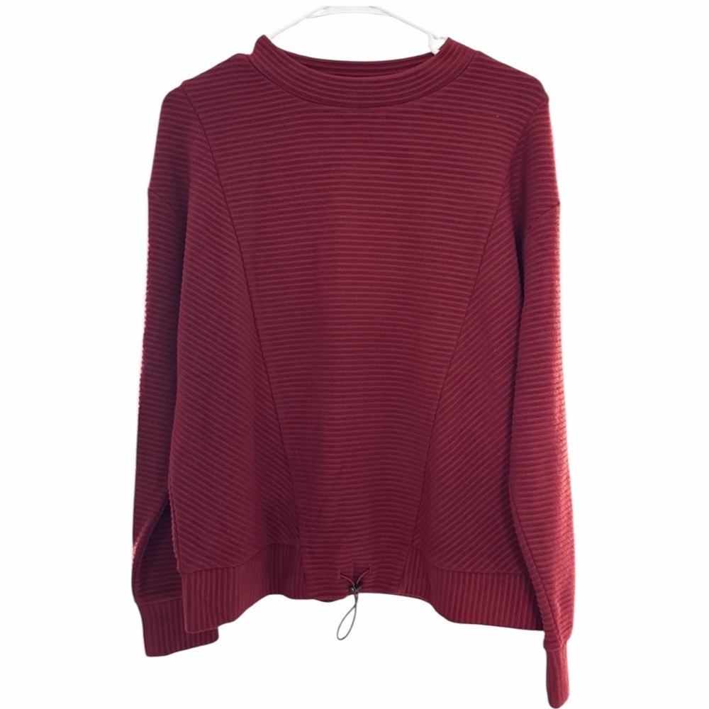 Women's Simply Vera Vera Wang Drawcord Hem Cozy Pullover - Size Med - Pre-Loved